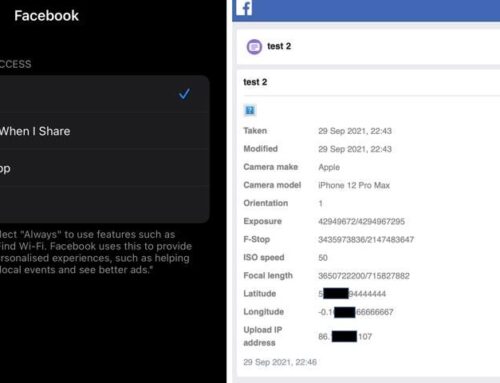 How To Disable Facebook’s Image Location Harvesting On Your iPhone